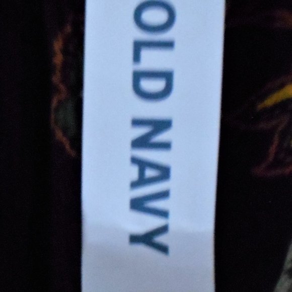 NEW OLD NAVY BLUE FLORAL DRESS. SZ L - Picture 6 of 8